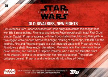 2018 Topps Star Wars The Last Jedi Series 2 #79 Old Rivalries, New Fights Back