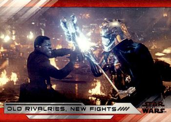 2018 Topps Star Wars The Last Jedi Series 2 #79 Old Rivalries, New Fights Front