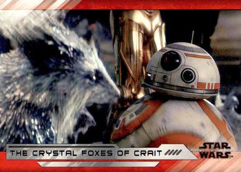 2018 Topps Star Wars The Last Jedi Series 2 #80 The Crystal Foxes of Crait Front