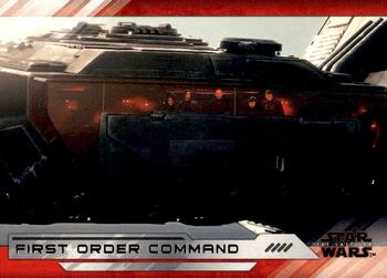 2018 Topps Star Wars The Last Jedi Series 2 #87 First Order Command Front