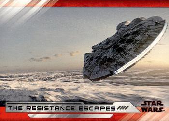2018 Topps Star Wars The Last Jedi Series 2 #99 The Resistance Escapes Front