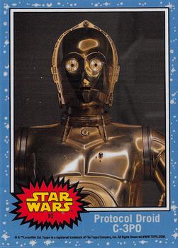 2017 Topps Now Star Wars: Countdown to Episode VIII #10 Protocol Droid C-3PO Front