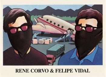 1988 Eclipse Iran-Contra Scandal #10 Rene Corvo and Felipe Vidal Front
