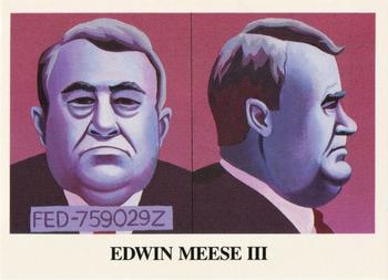 1988 Eclipse Iran-Contra Scandal #33 Edwin Meese III Front