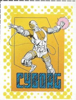 1987 DC Comics Backing Board Cards #10 Cyborg Front