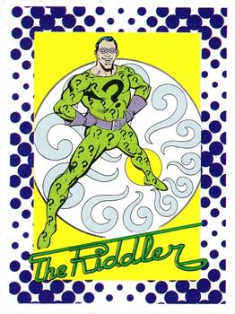 1987 DC Comics Backing Board Cards #24 The Riddler Front