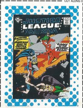1987 DC Comics Backing Board Cards #28 Justice League of America #31 Front