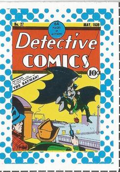 1987 DC Comics Backing Board Cards #34 Detective Comics #27 Front