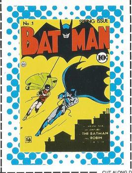 1987 DC Comics Backing Board Cards #37 Batman #1 Front