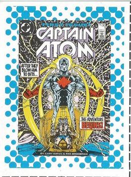 1987 DC Comics Backing Board Cards #39 Captain Atom #1 Front