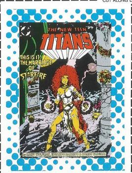 1987 DC Comics Backing Board Cards #40 New Teen Titans Front