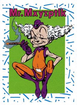1989 DC Comics Backing Board Cards #51 Mr. Mxyzptlk Front