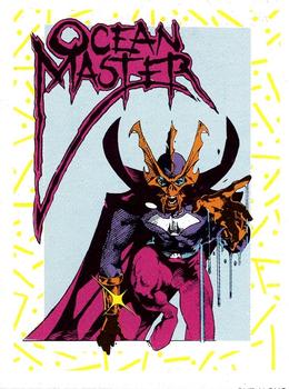 1989 DC Comics Backing Board Cards #59 Ocean Master Front