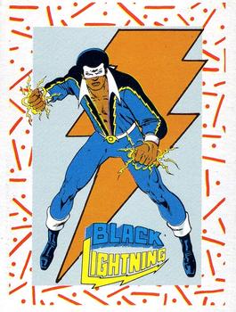 1989 DC Comics Backing Board Cards #60 Black Lightning Front