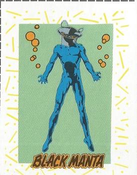 1989 DC Comics Backing Board Cards #74 Black Manta Front