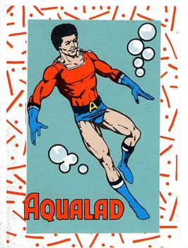 1989 DC Comics Backing Board Cards #78 Aqualad Front