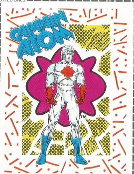 1989 DC Comics Backing Board Cards #89 Captain Atom Front