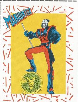 1989 DC Comics Backing Board Cards #111 Manhunter Front