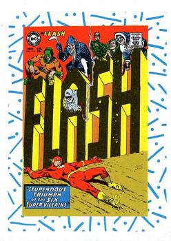 1989 DC Comics Backing Board Cards #112 Flash #174 Front