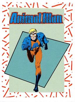 1989 DC Comics Backing Board Cards #114 Animal Man Front