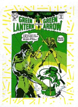 1989 DC Comics Backing Board Cards #117 Green Lantern/Green Arrow #76 Front