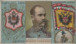 1888 W. Duke, Sons & Co. Rulers, Flags, Coat of Arms (N126) #NNO Austria / Franz Joseph I Front