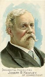 1888 W. Duke, Sons & Co. Presidential Possibilities (N124) #NNO Joseph R. Hawley Front