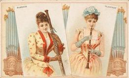 1888 W. Duke, Sons & Co. Musical Instruments (N121) #NNO Bassoon / Clarinet Front