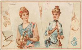 1888 W. Duke, Sons & Co. Musical Instruments (N121) #NNO Cornet / Oboe Front