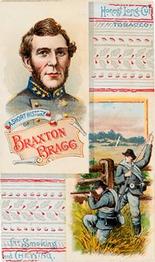 1888 W. Duke, Sons & Co. Histories of Generals (N114) #NNO Braxton Bragg Front
