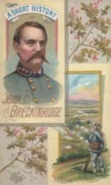1888 W. Duke, Sons & Co. Histories of Generals (N114) #NNO John C. Breckinridge Front