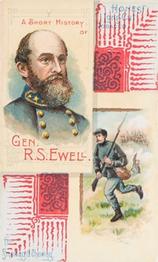 1888 W. Duke, Sons & Co. Histories of Generals (N114) #NNO R.S. Ewell Front