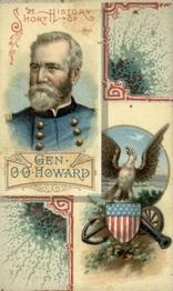 1888 W. Duke, Sons & Co. Histories of Generals (N114) #NNO Oliver O. Howard Front