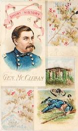 1888 W. Duke, Sons & Co. Histories of Generals (N114) #NNO George B. McClellan Front