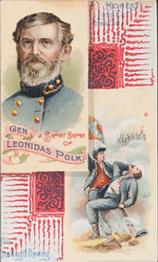 1888 W. Duke, Sons & Co. Histories of Generals (N114) #NNO Leonidas Polk Front