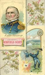 1888 W. Duke, Sons & Co. Histories of Generals (N114) #NNO Winfield Scott Front