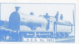 1986 Orbit Advertising Engines of the London & North Eastern Railway #7 L.N.E.R. No. 9851 Front