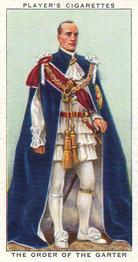 1937 Player's Coronation Series : Ceremonial Dress #21 The Most Noble Order of the Garter (K.G.) Front