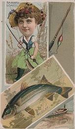 1888 W. Duke, Sons & Co. Fishes and Fishing (N108) #NNO Mullet / Barbed Loach Front