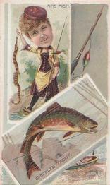 1888 W. Duke, Sons & Co. Fishes and Fishing (N108) #NNO Speckled Trout / Pipe Fish Front