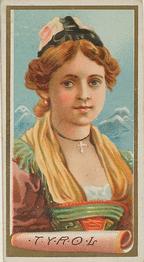 1889 Allen & Ginter Types of All Nations (N24) #NNO Tyrol Front