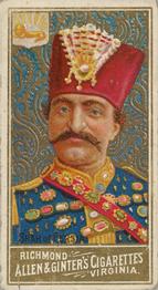 1889 Allen & Ginter World's Sovereigns (N34) #NNO Shah Of Persia Front