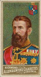 1889 Allen & Ginter World's Sovereigns (N34) #NNO King Of Roumania Front
