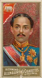 1889 Allen & Ginter World's Sovereigns (N34) #NNO King Of Siam Front