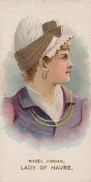 1889 Duke's Actors and Actresses (N71) #NNO Mabel Jordan Front