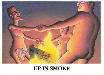 1991 Eclipse Drug Wars #36 Up In Smoke Front