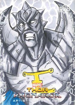 2017 Upper Deck Marvel Thor Ragnarok - Sketch Artists #NNO Matthew Lopez Front