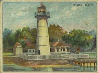 1911 American Tobacco Company Lighthouse Series (T77) #NNO Biloxi Light Front