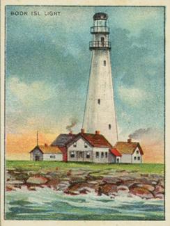 1911 American Tobacco Company Lighthouse Series (T77) #NNO Boon Island Light Front