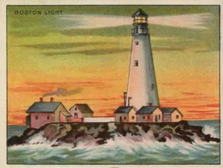 1911 American Tobacco Company Lighthouse Series (T77) #NNO Boston Light Front